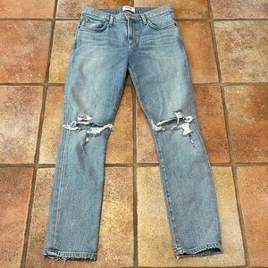 AGOLDE DISTRESSED TO I JEANS SIZE 26